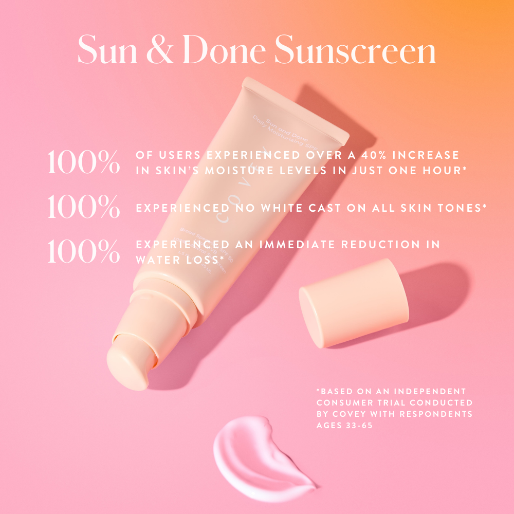 Sun & Done Moisturizing SPF 50 Sunscreen Covey Skincare