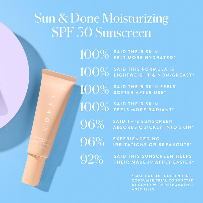 Sun & Done Moisturizing SPF 50 Sunscreen